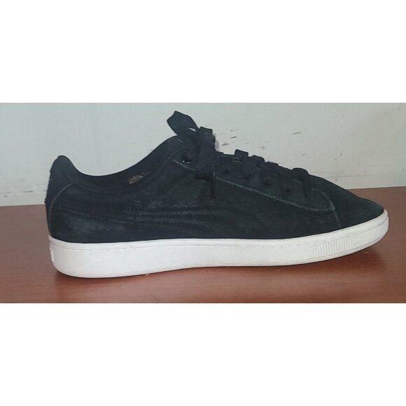 Puma Shoes Kid's 4C Vikky Sneakers Black Girl's Lace-Up - Picture 3 of 10